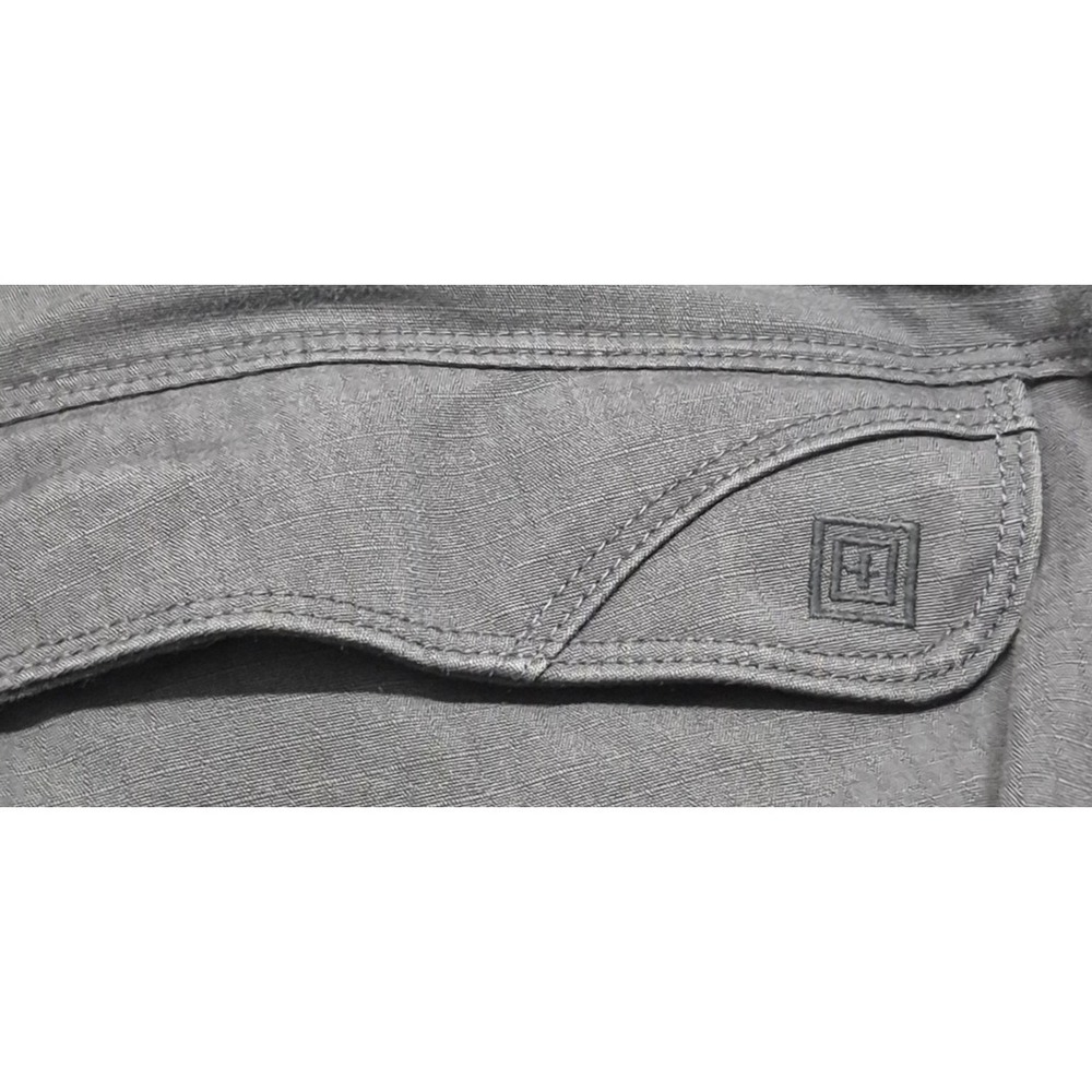 5.11 Tactical men's gray‎ cargo style pants 42x34 ripstop fabric military - Picture 14 of 16